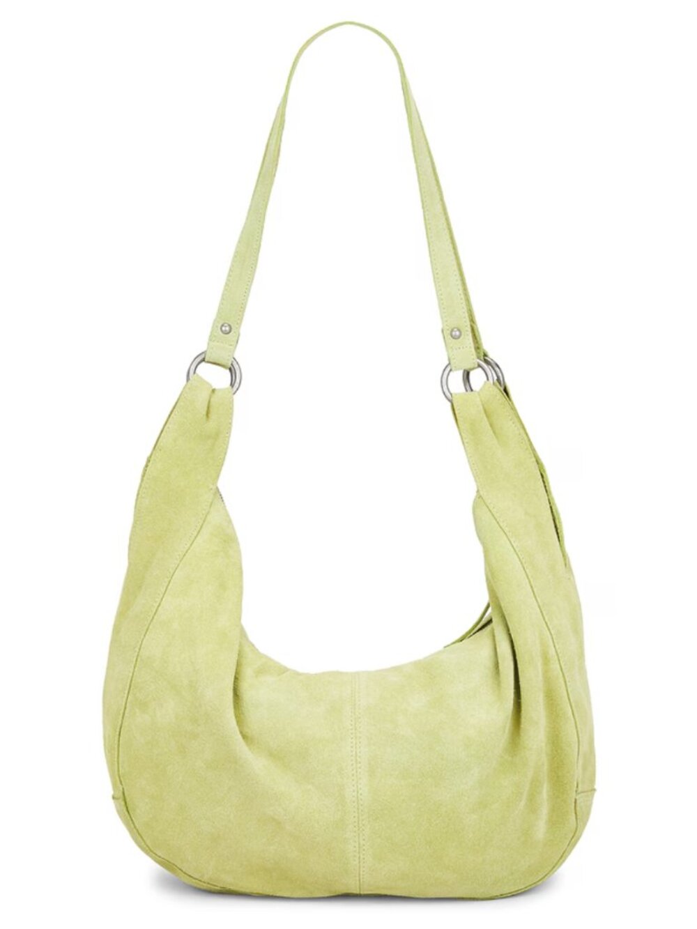 Roma Suede Tote Bag Color: Apple Green